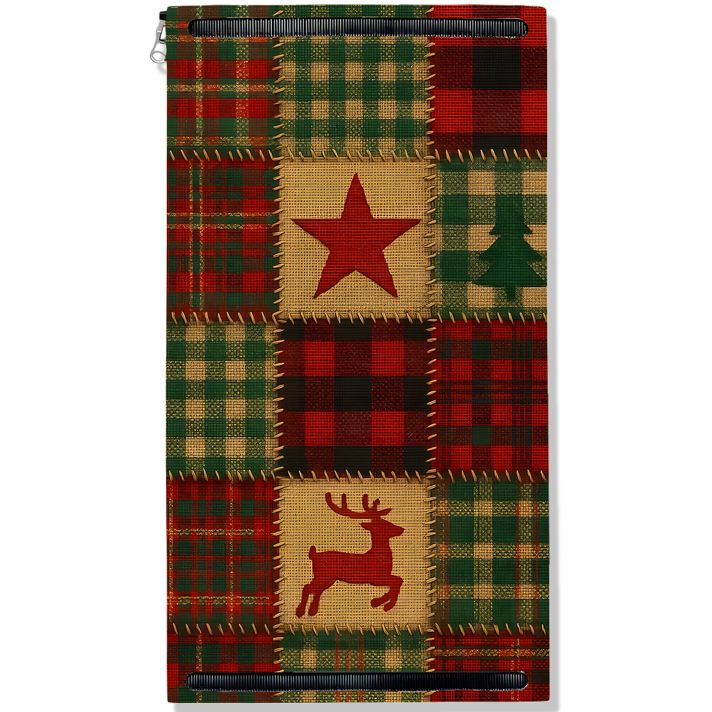 Plaid Christmas Patches