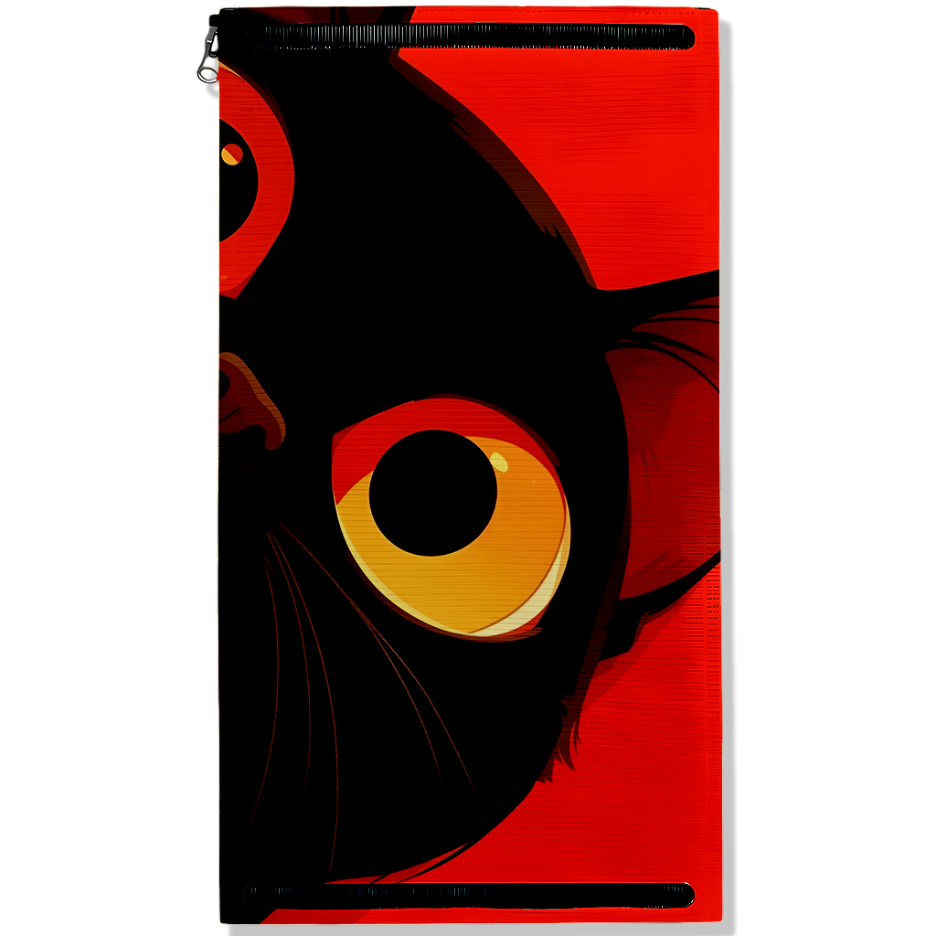 Fierce Orange Eyes Cat