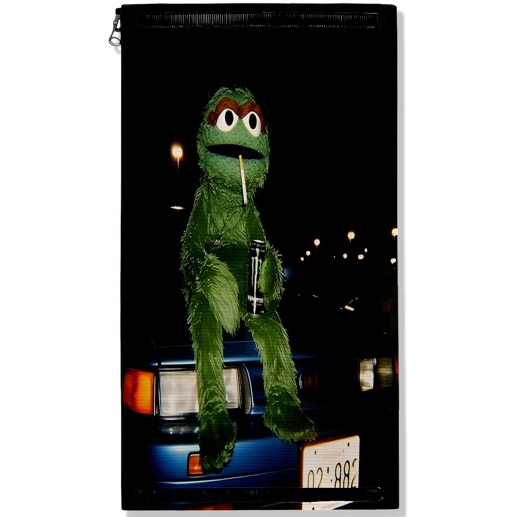 Oscar the Grouch on Car