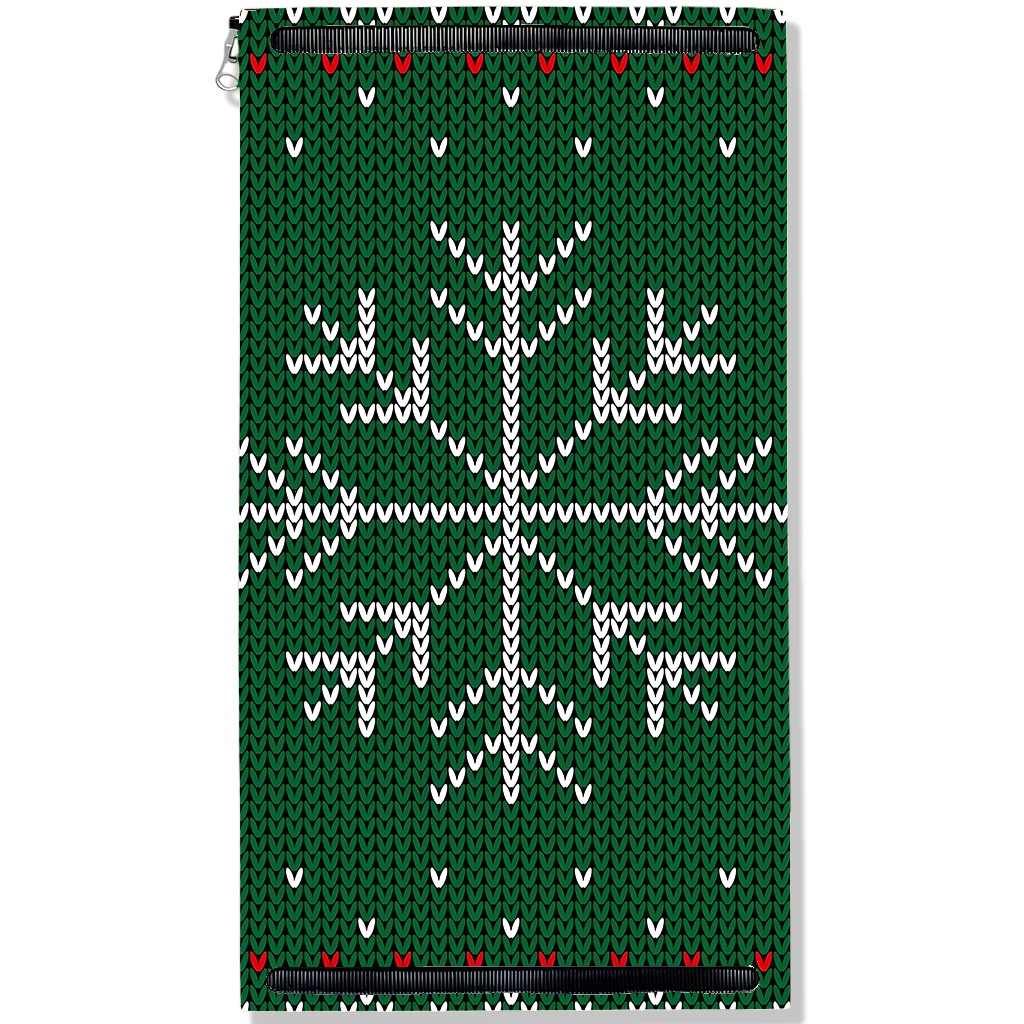 Green Snowflake Knit