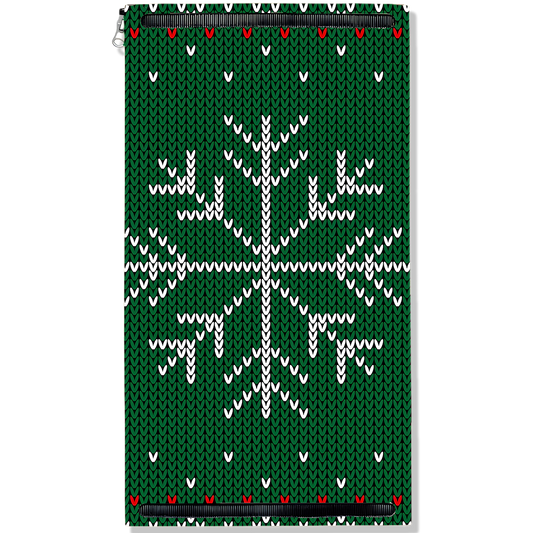 Green Snowflake Knit