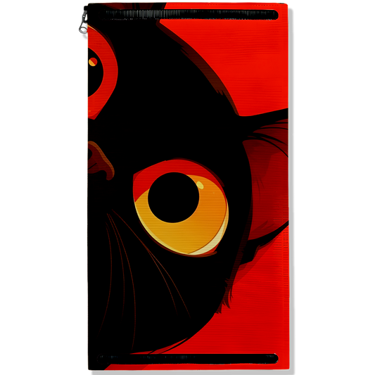 Fierce Orange Eyes Cat