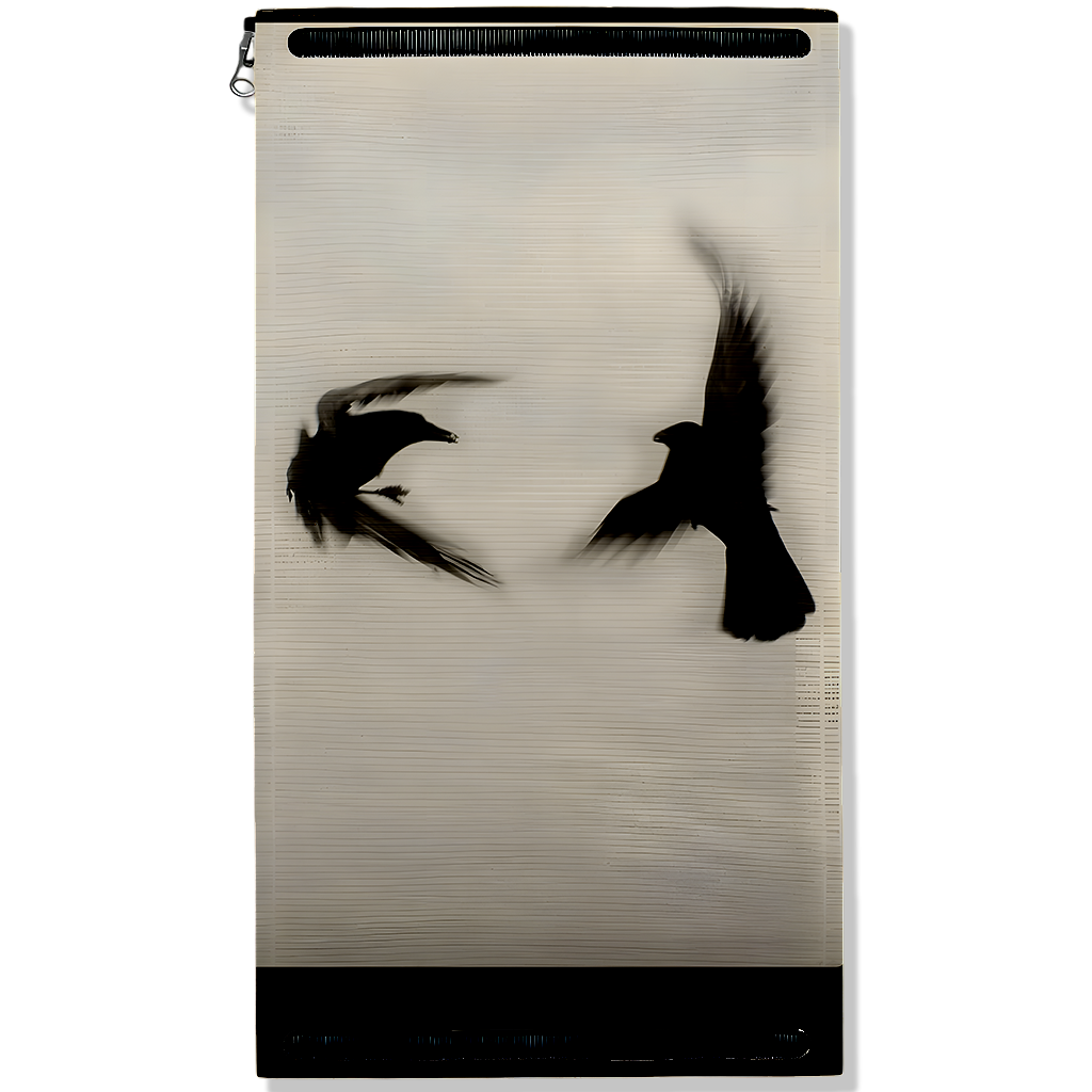 Twin Birds In Flight