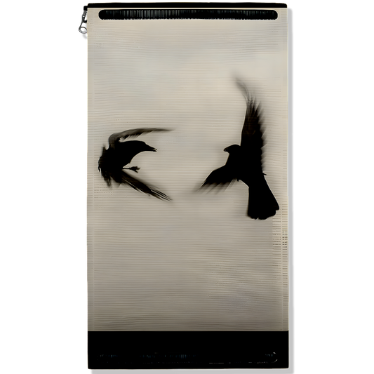 Twin Birds In Flight